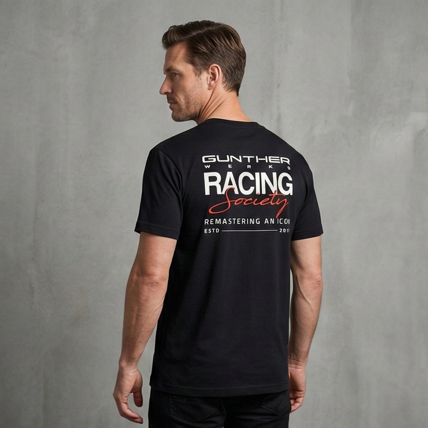 Racing Society T-Shirt - Black