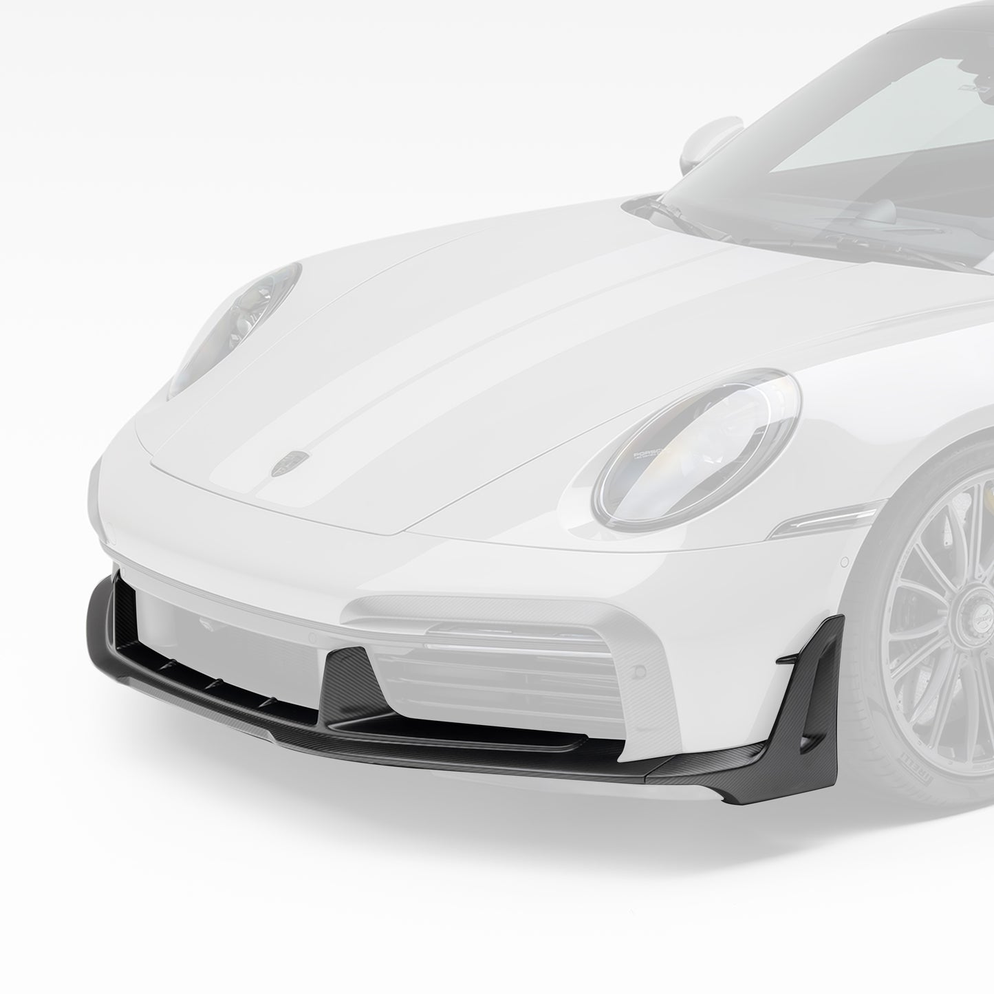 Porsche 992 Turbo S Aero Front Spoiler w/ Winglets