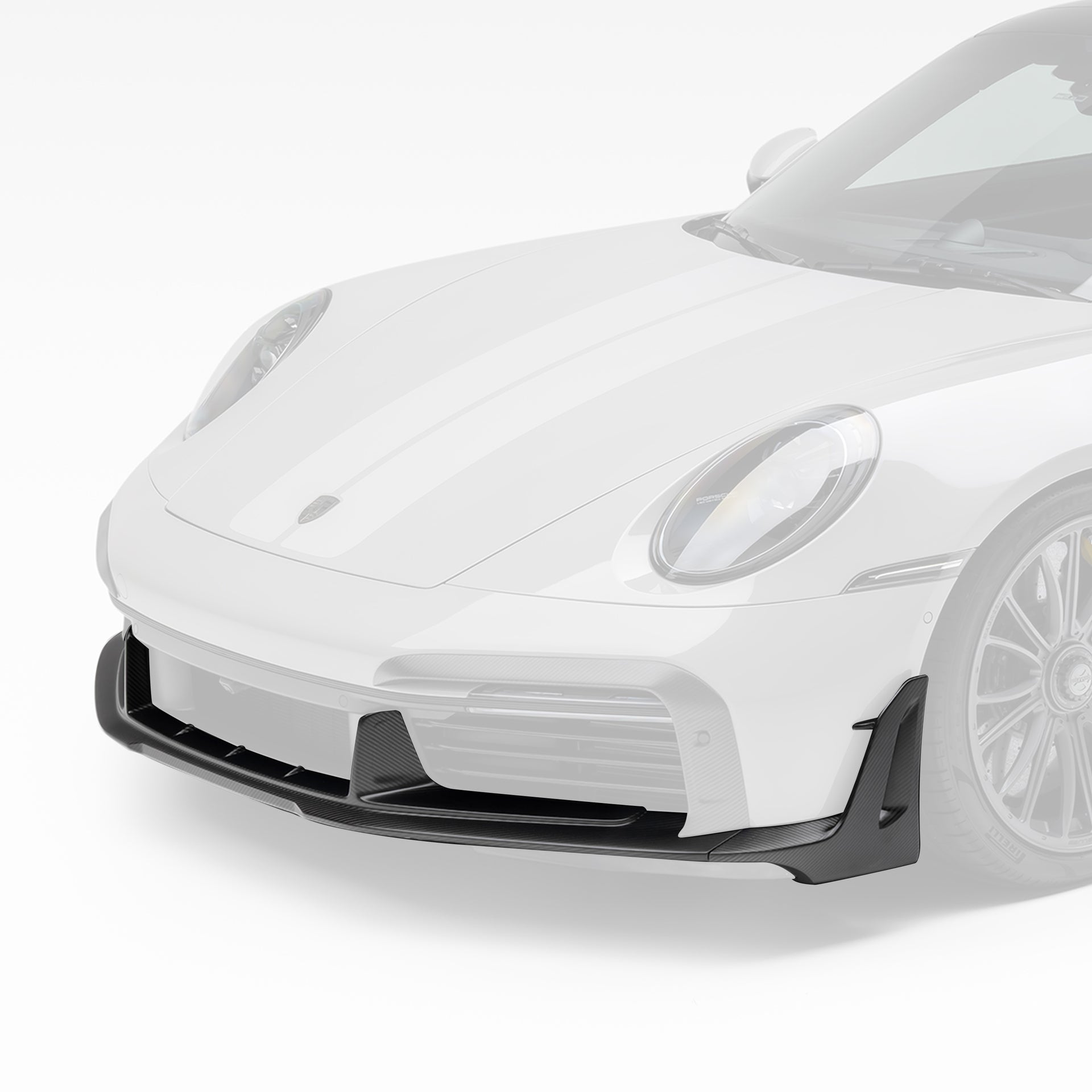 Porsche 992 Turbo S Aero Front Spoiler w/ Winglets