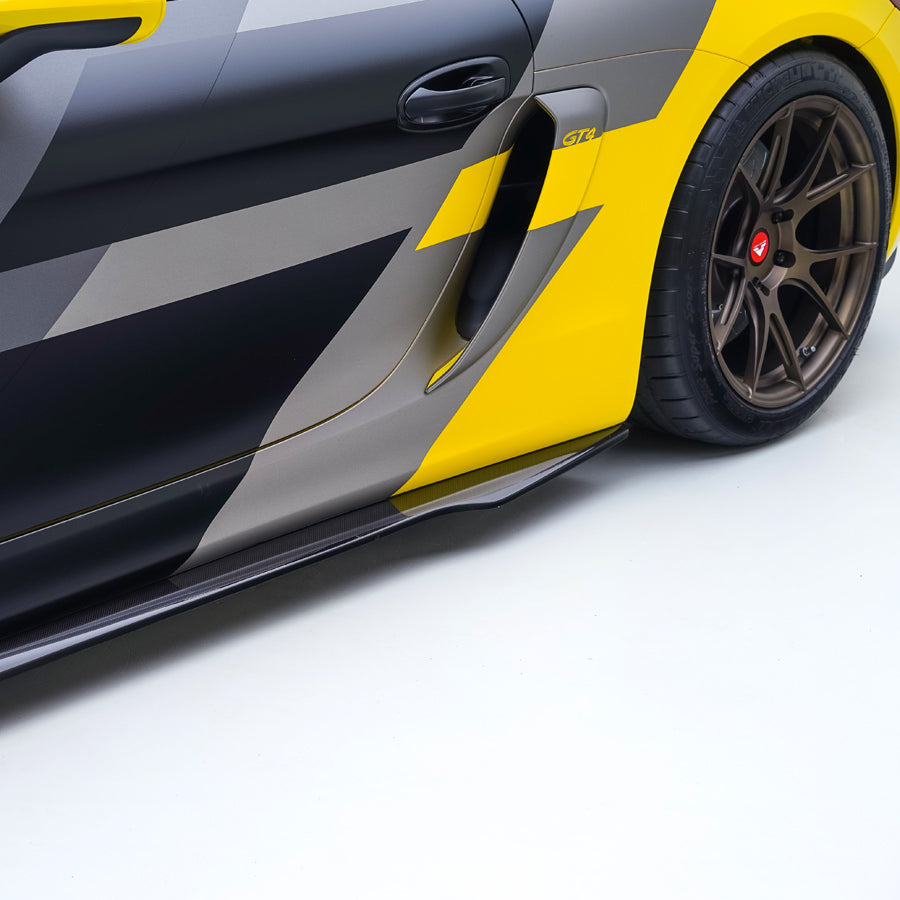 Porsche 718 Aero Side Skirts