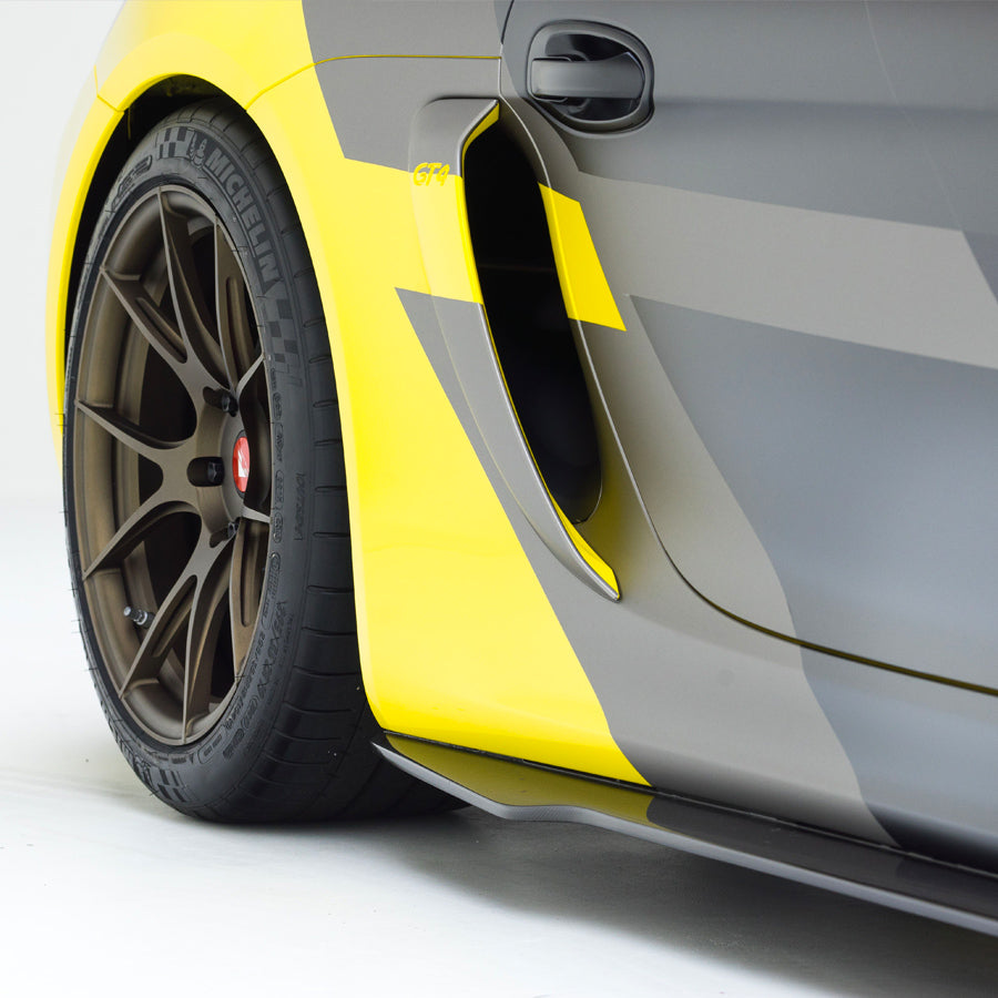 Porsche 718 Aero Side Skirts