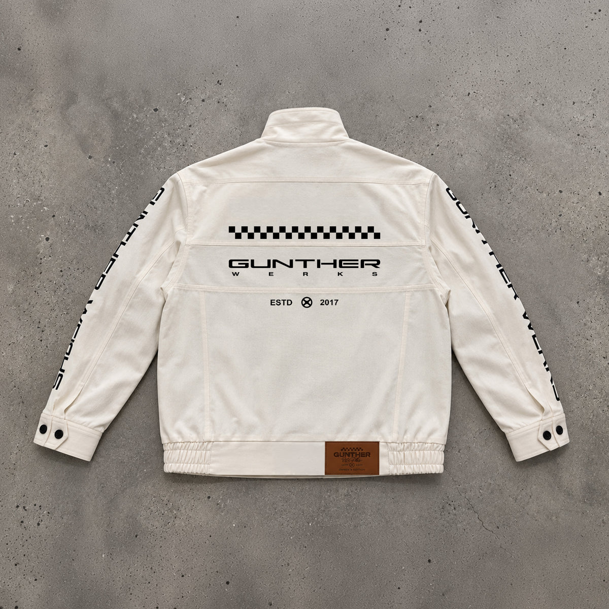 Gunther Werks Remastering an Icon Motorsport Jacket – Ivory