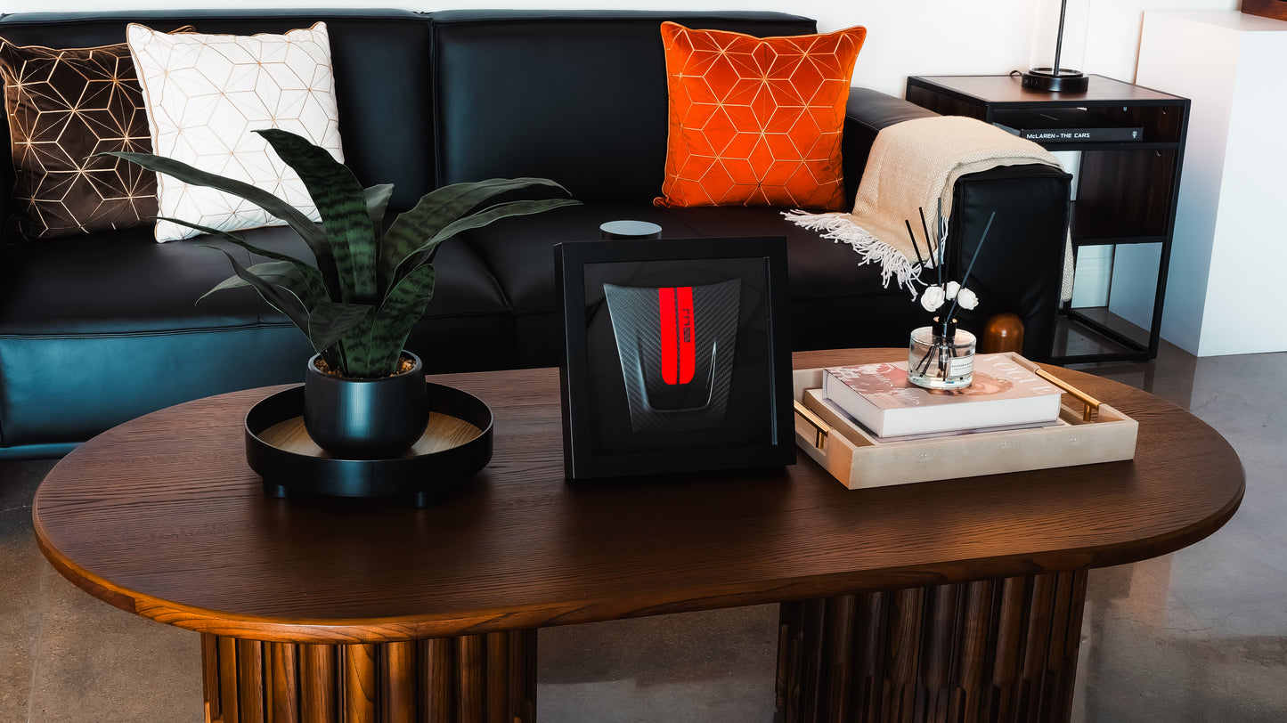 Gunther Werks Carbon Fiber Hood – Framed Special Edition Wall Art