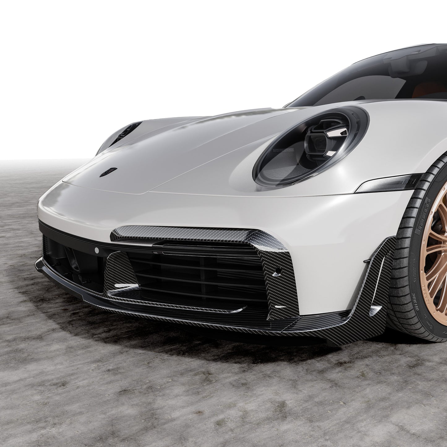 Porsche 992 Turbo S Aero Front Intake Trim