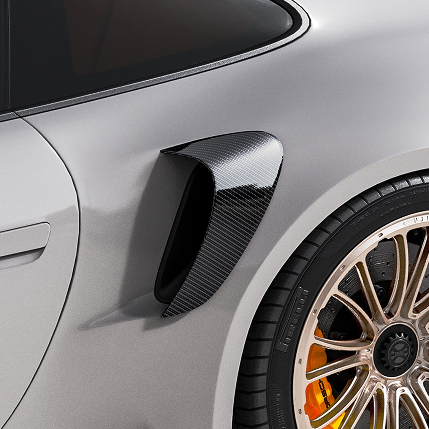 Porsche 992 Turbo S Aero Side Intake Trim