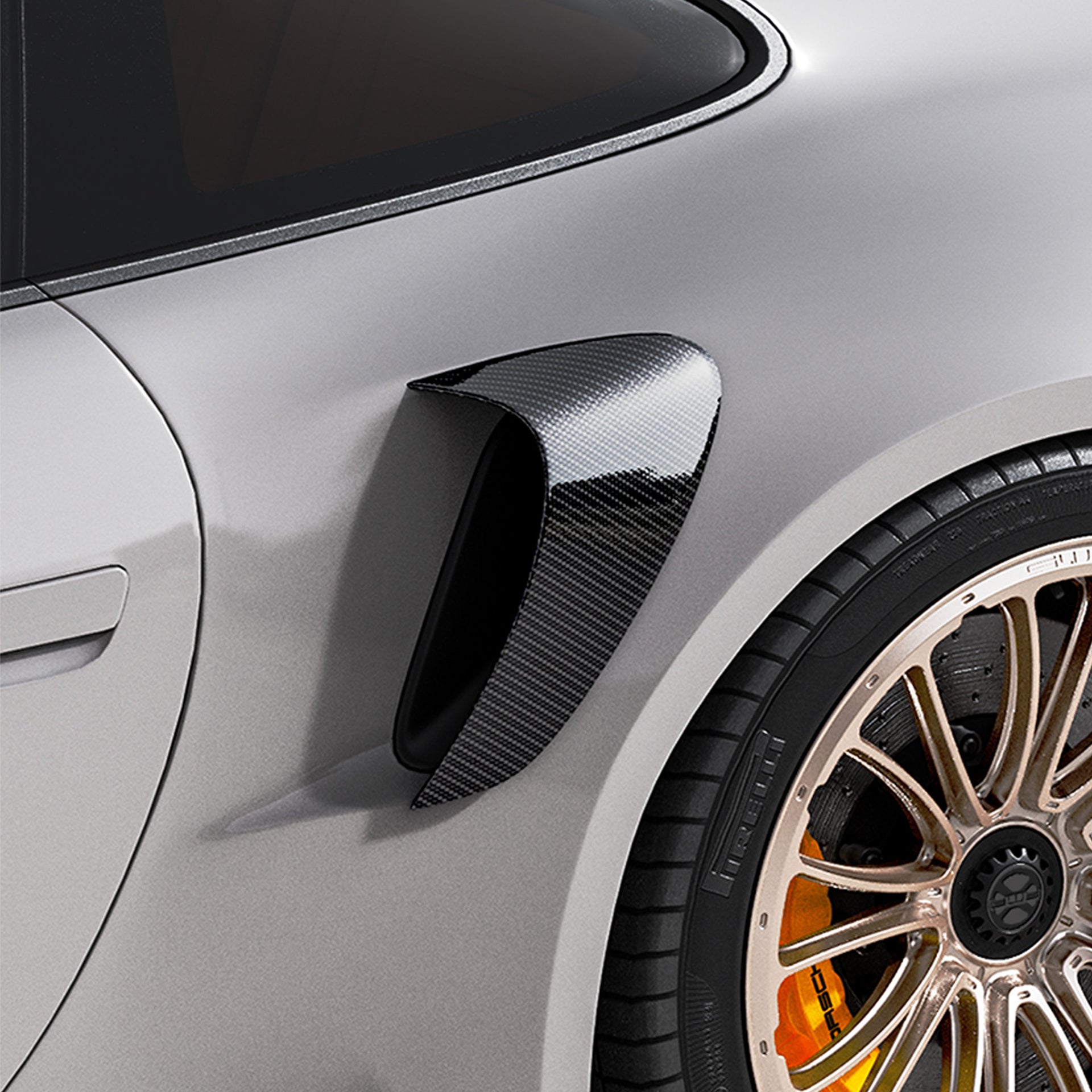 Porsche 992 Turbo S Aero Side Intake Trim